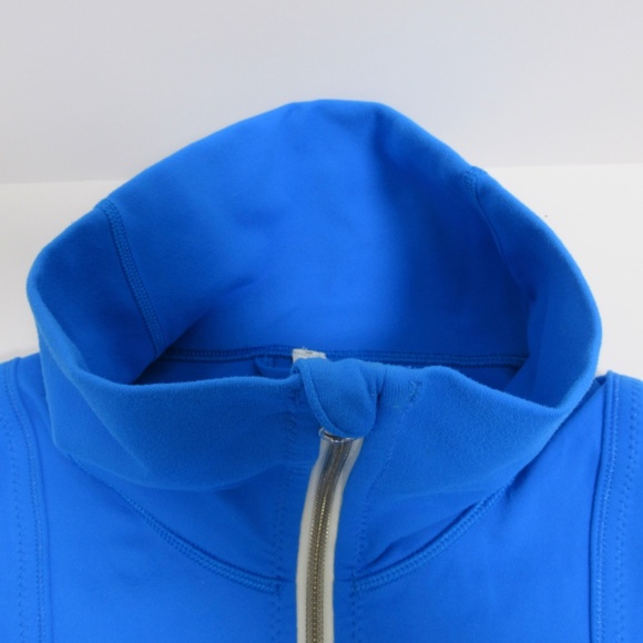 Lululemon Daily Yoga Jacket Beaming Classic Stripe Polar Cream Beaming Blue 4 - Picture 4 of 12